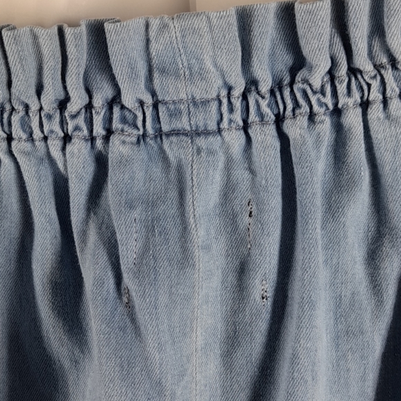 💙 7 FAM Off the Shoulder Denim/Chambray Dress - Picture 11 of 11